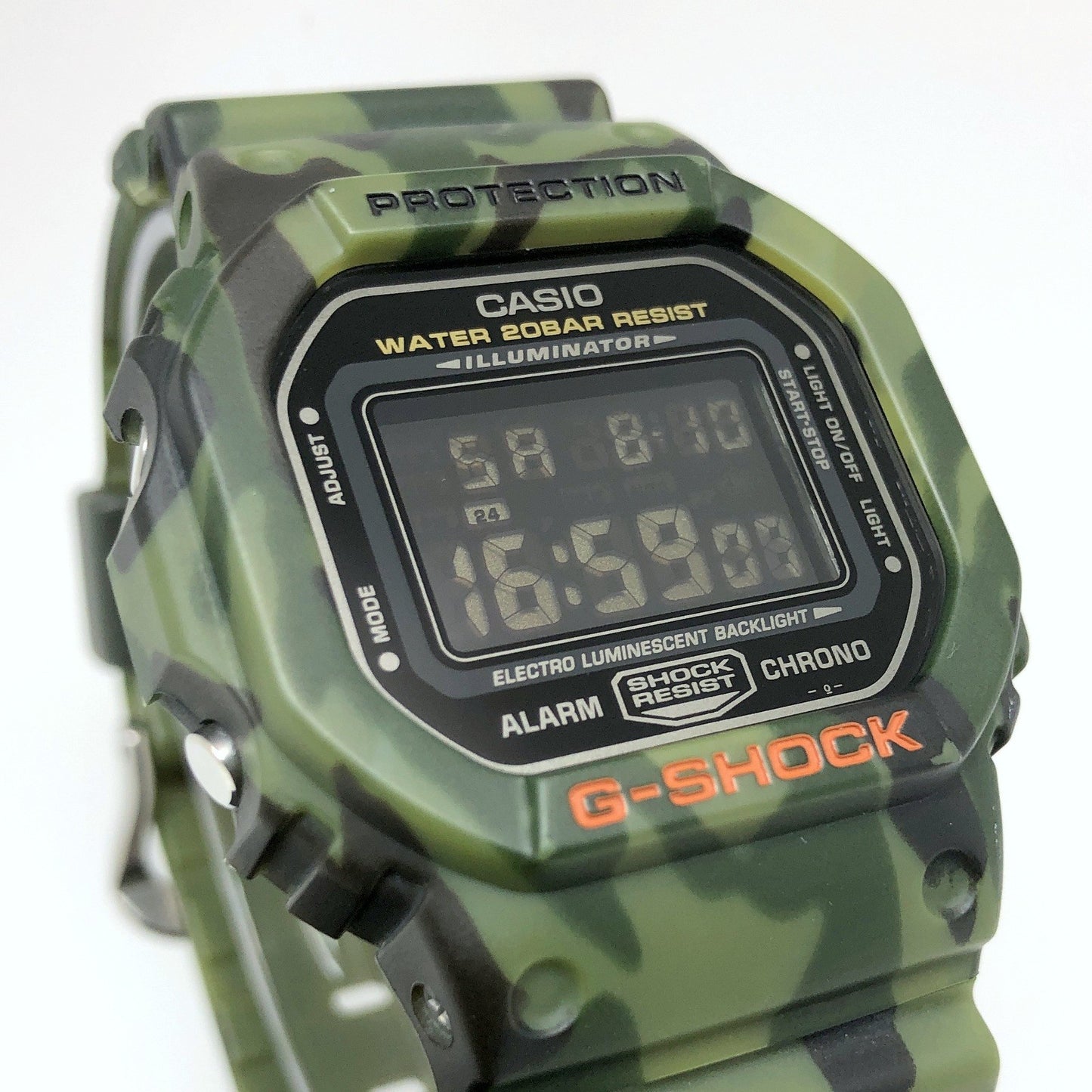 DW-5600CF-3 Gパイソン グリーンカモフラージュ 迷彩