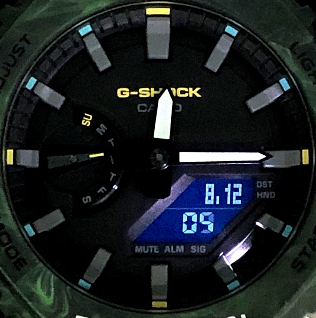 GA-2100FR-3A ミスティックフォレスト 混色成形 グリーン