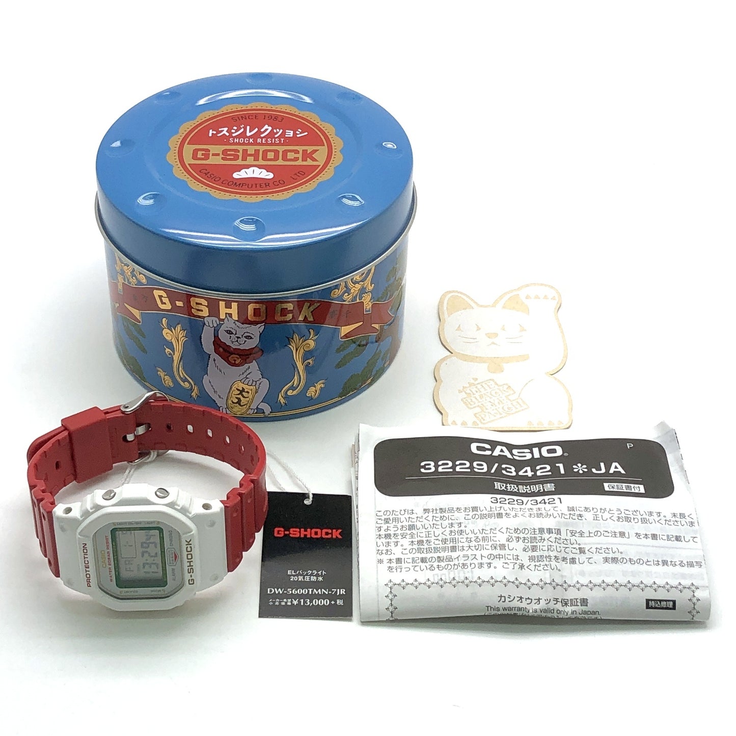 DW-5600TMN-7 招き猫 ブラックアイパッチ デザイン監修