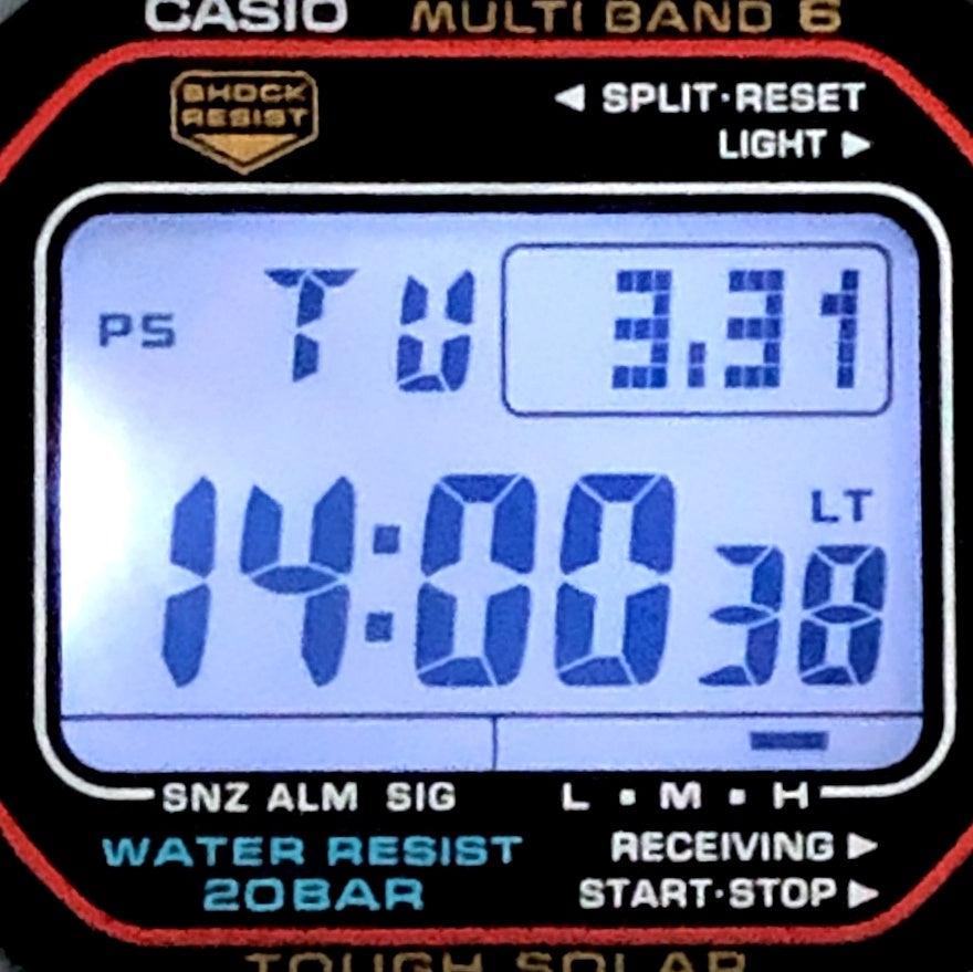 GW-M5610U-1 電波ソーラー LEDバックライト搭載