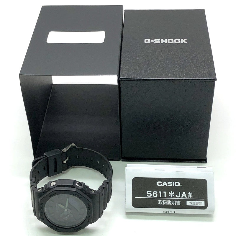 GA-2100-1A1 オクタゴン カシオーク オールブラック
