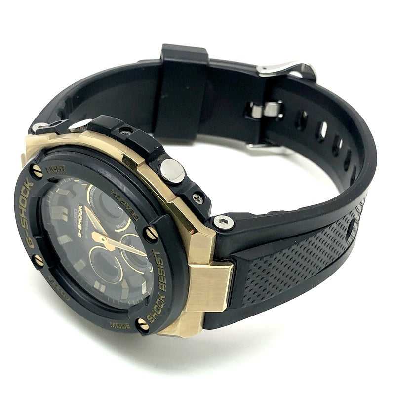 GST-W300G-1A9 G-STEEL ミッドサイズモデル ブラック×ゴールド