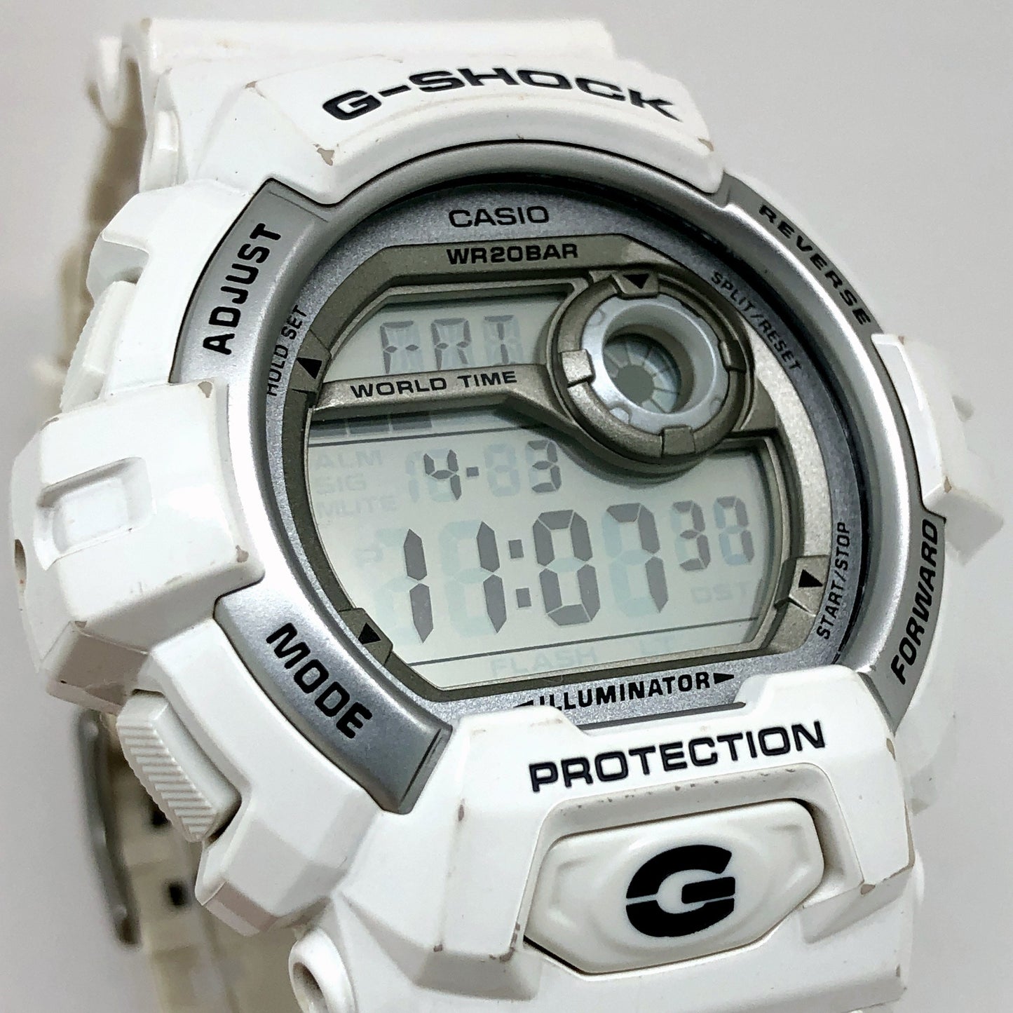 G-8900A-7 ビッグケース 光沢塗装 ホワイト×シルバー