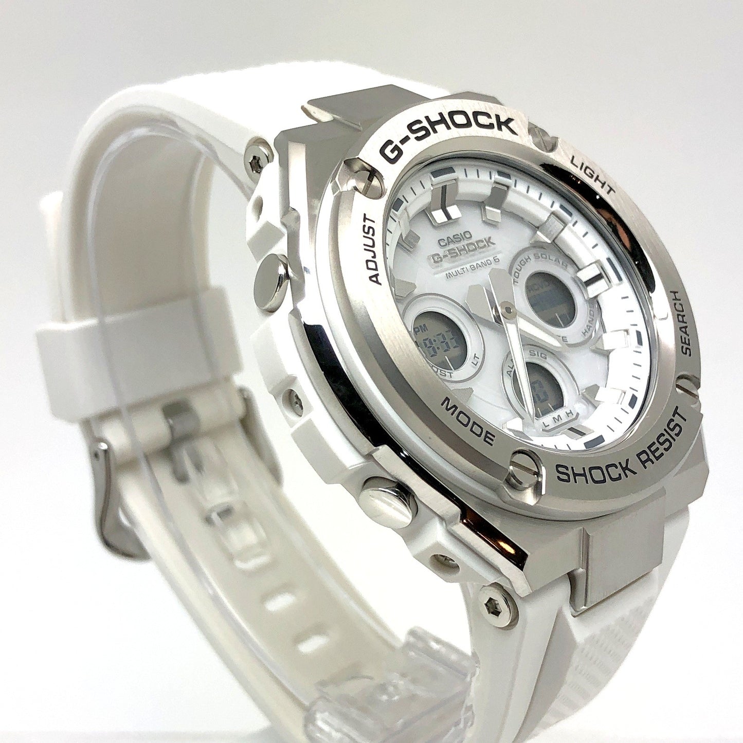 GST-W310-7A G-STEEL SILVER×WHITE