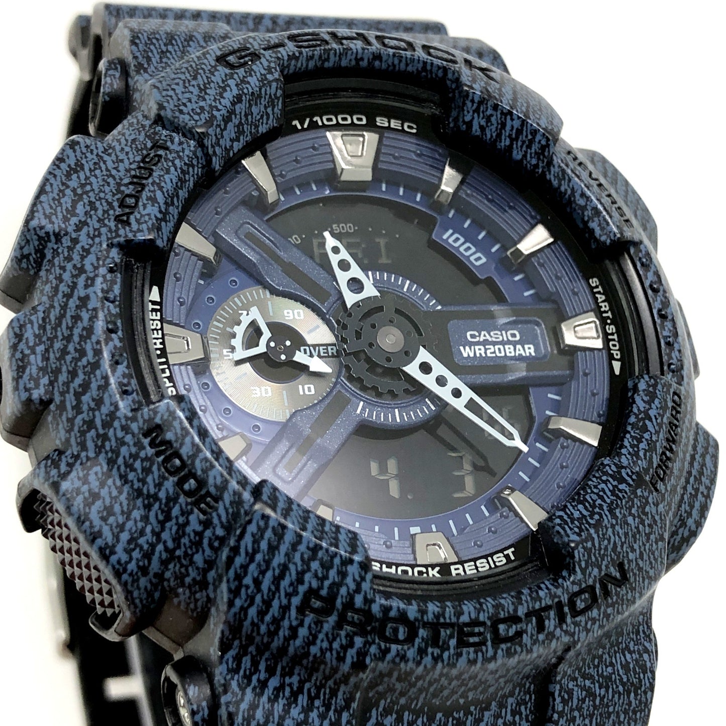 GA-110DC-1A ビッグケース デニムカラー