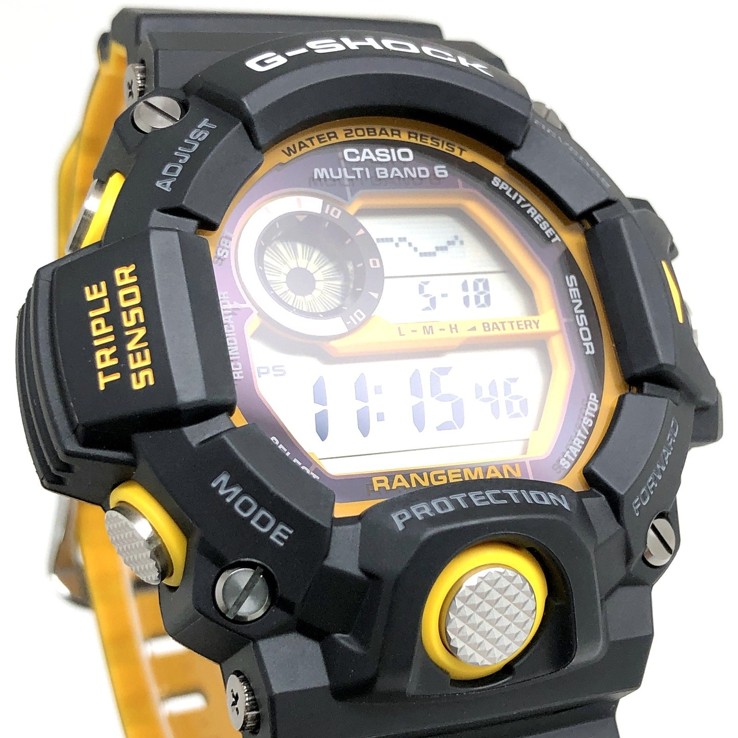 GW-9400YJ-1 レンジマン 電波ソーラー トリプルセンサー搭載