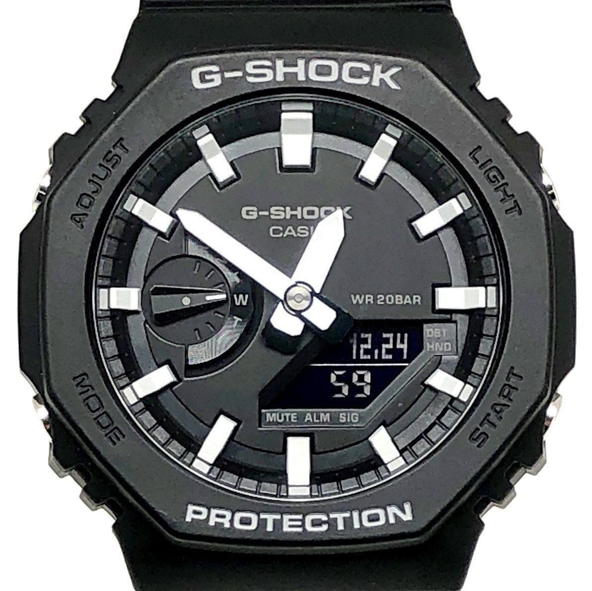 GA-2100-1A オクタゴン カシオーク ブラック