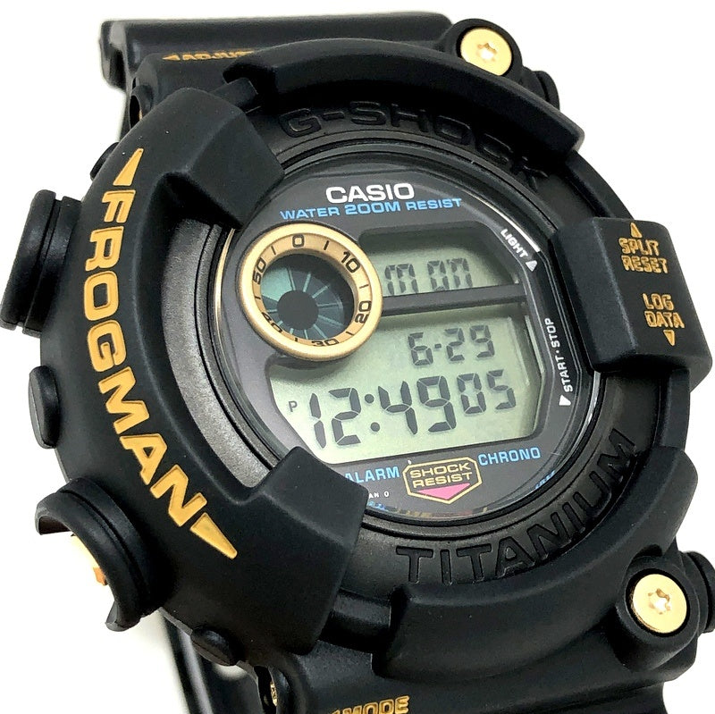 DW-8200B-9A ゴールドチタンフロッグマン 黒金蛙