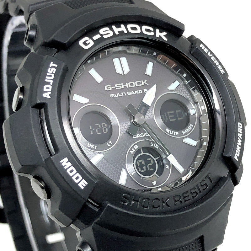 AWG-M100BW-1A 電波ソーラー搭載 アナデジモデル