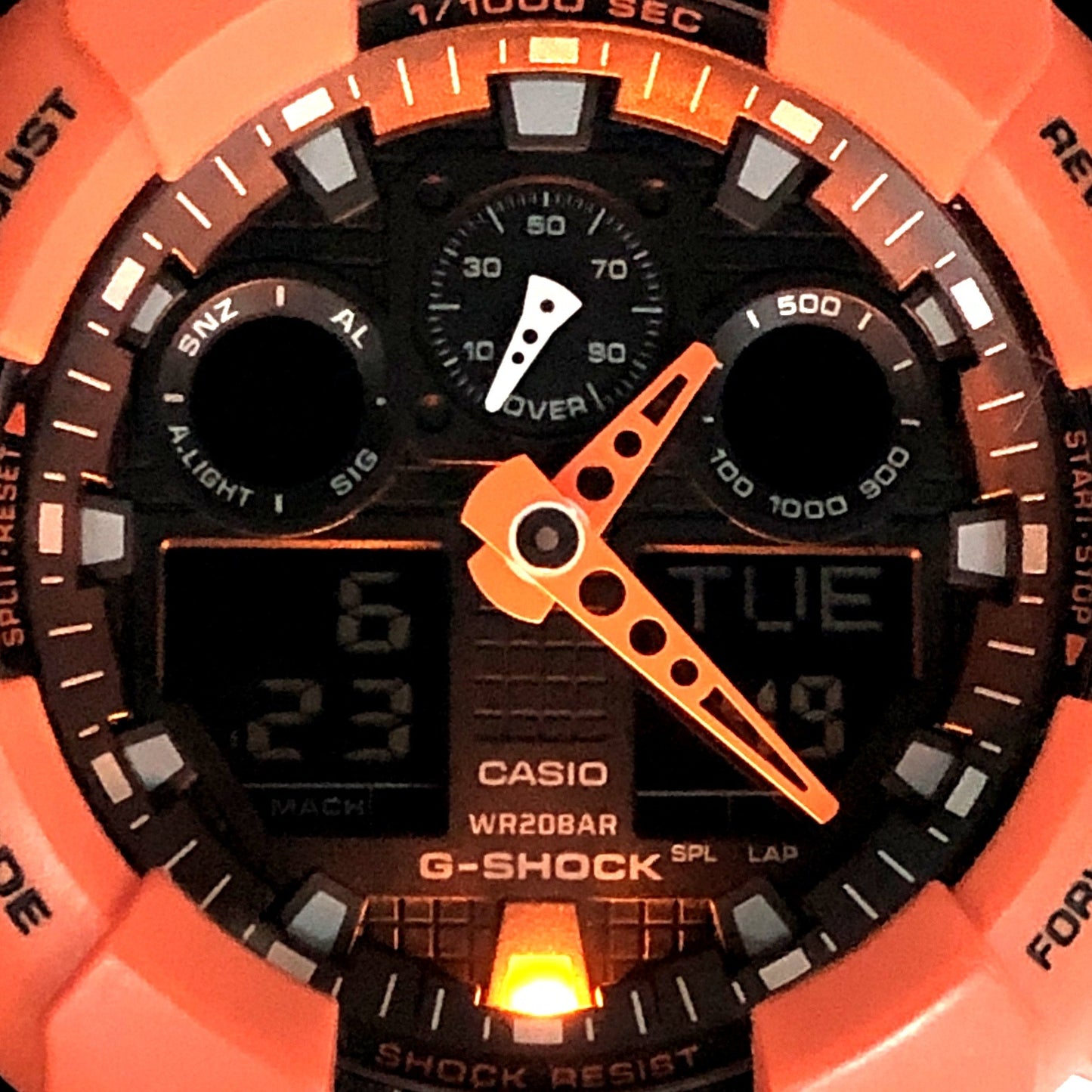 GA-100L-4A ビッグケース ミリタリーカラー オレンジ