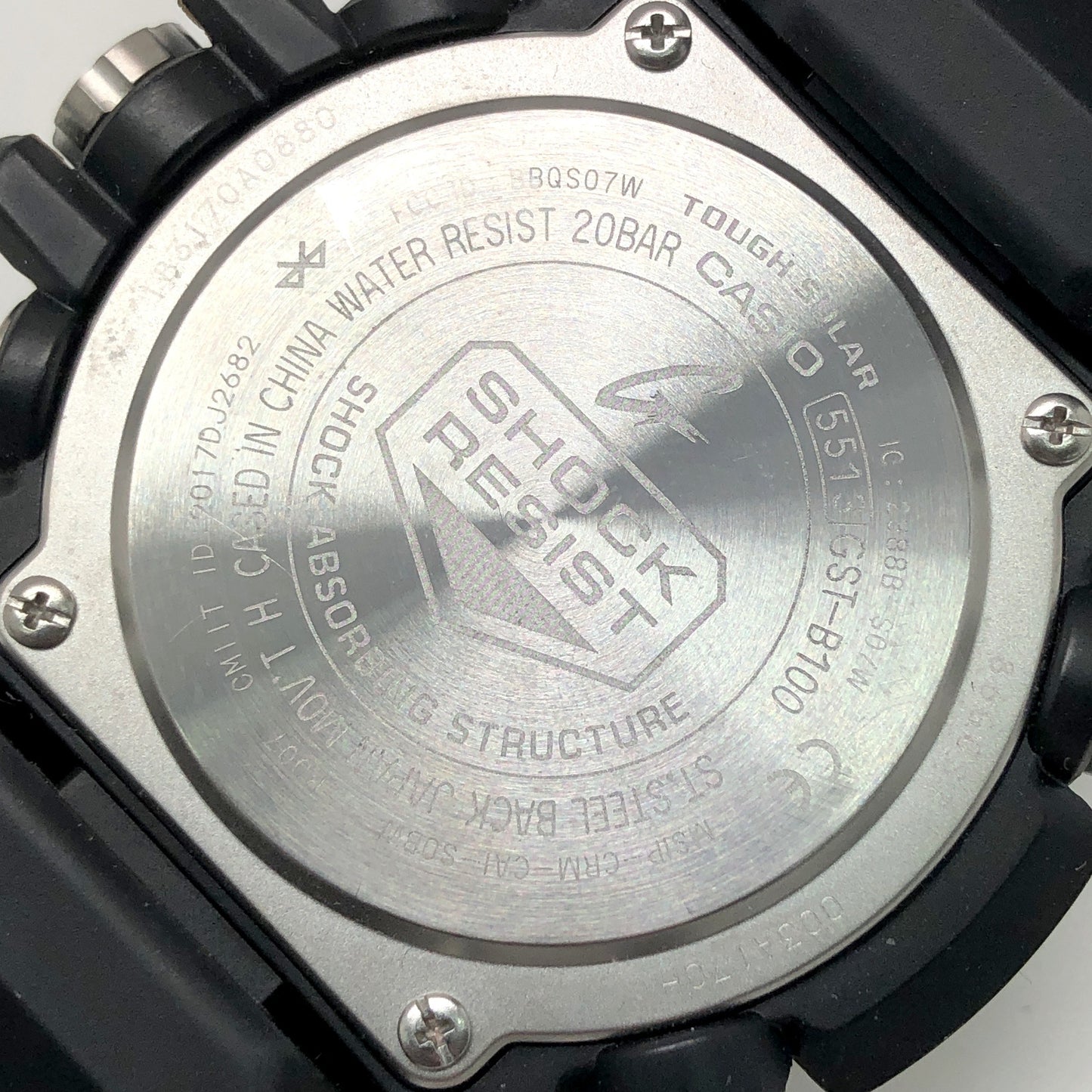 GST-B100-1A G-STEEL タフソーラー Bluetooth搭載モデル