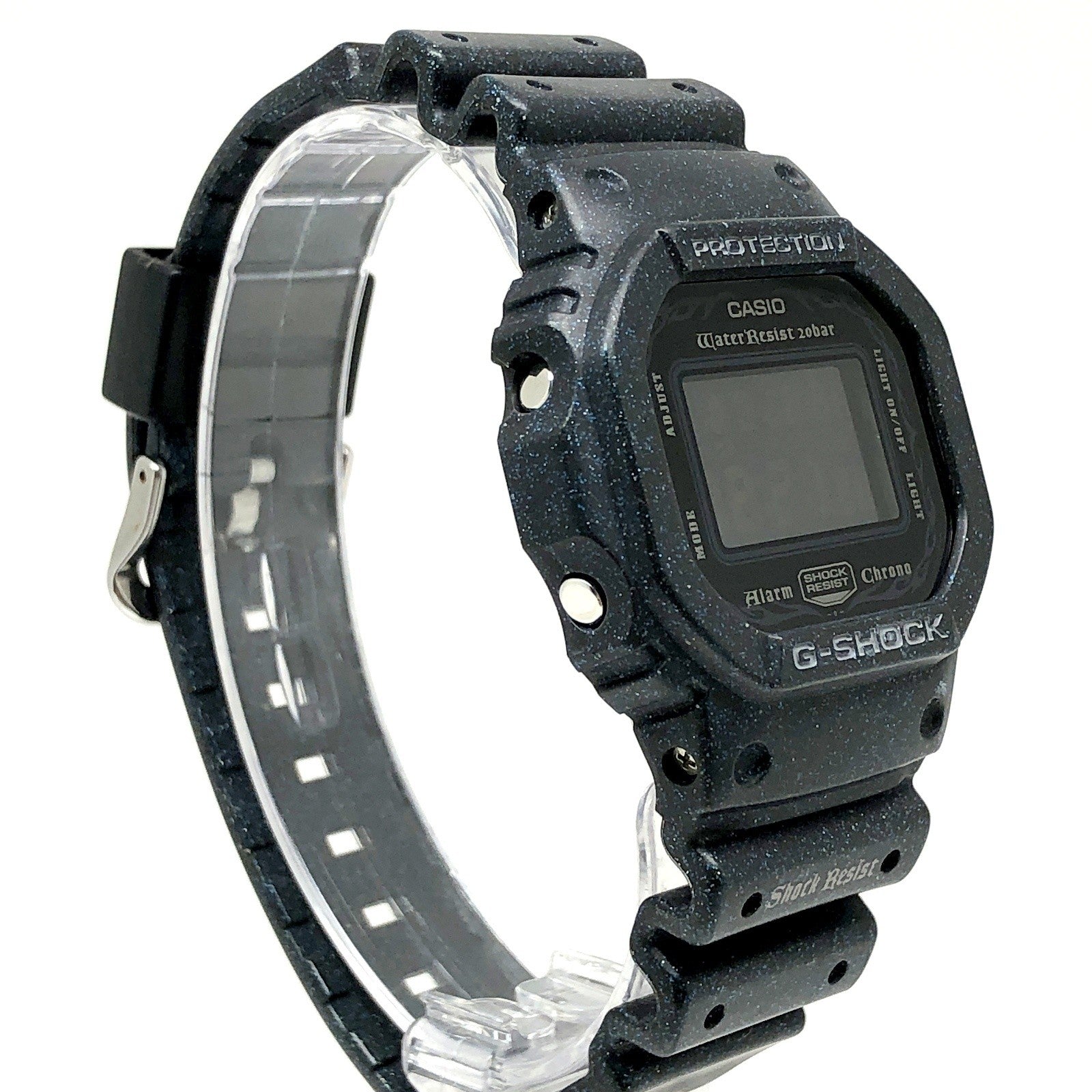 【美品】G-SHOCK DW-5600GM llix-G ブラック DW-5600GM-1 Metallix-G ブラック ネイビー メタリック – G-BRIDGES