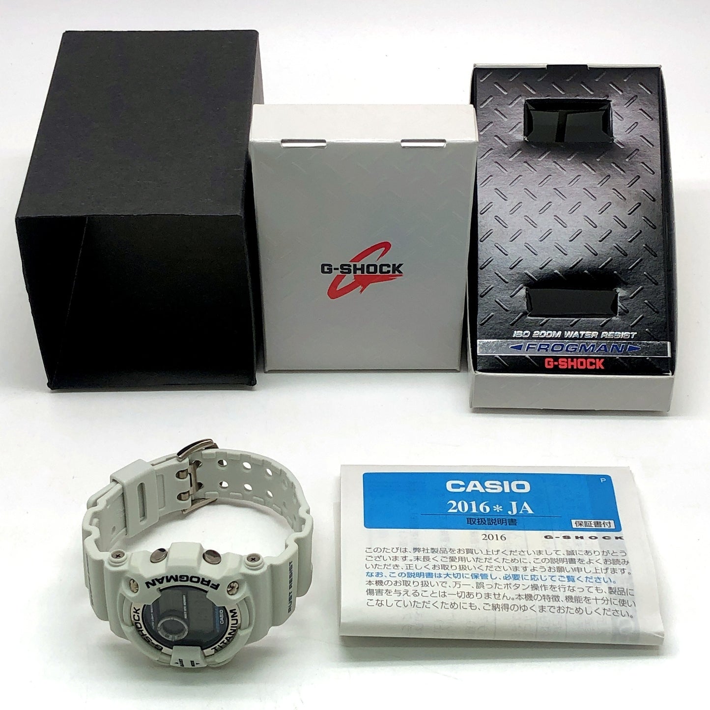 DW-9900LG-8 3代目フロッグマン メンインホワイトグレー