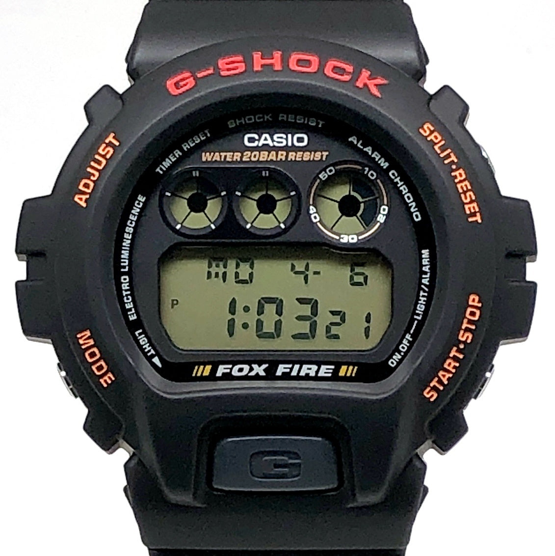DW-6900B-9 国内版 FOXFIRE ゴールド液晶 ELバックライト