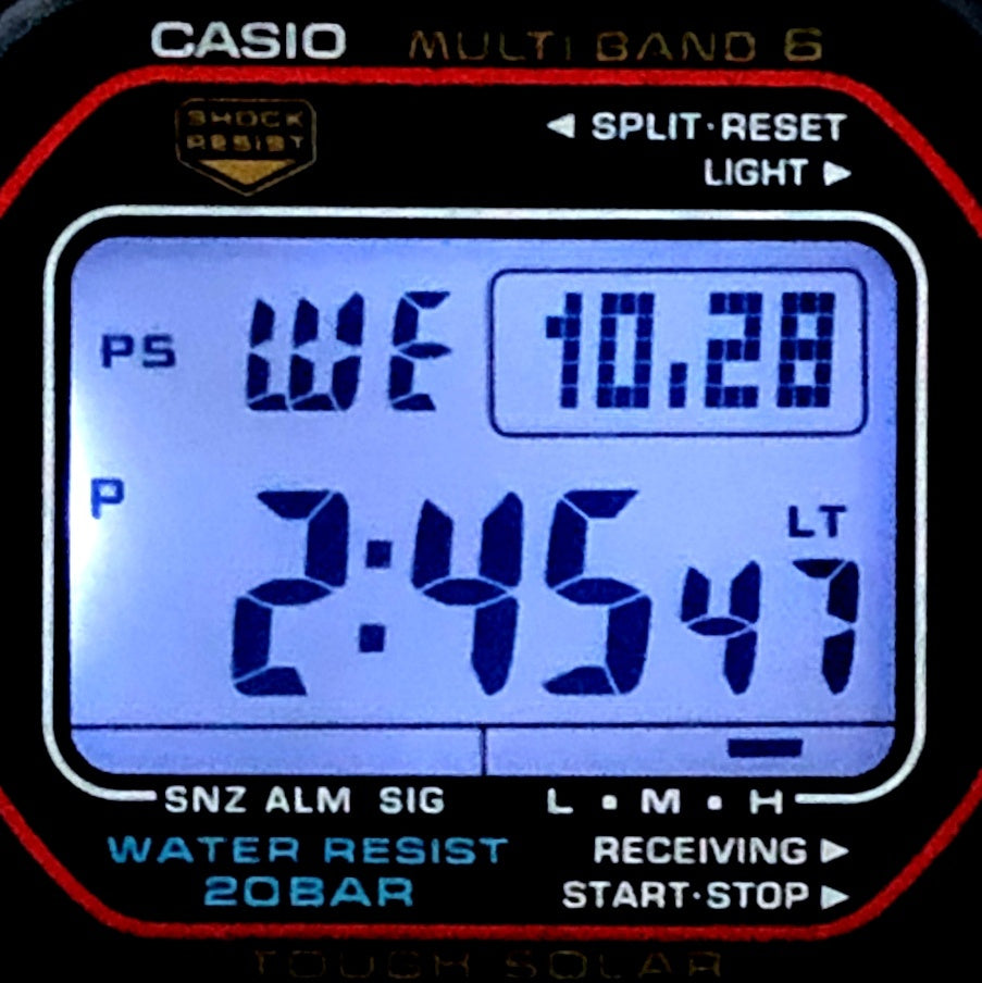 GW-M5610U-1 電波ソーラー LEDバックライト搭載