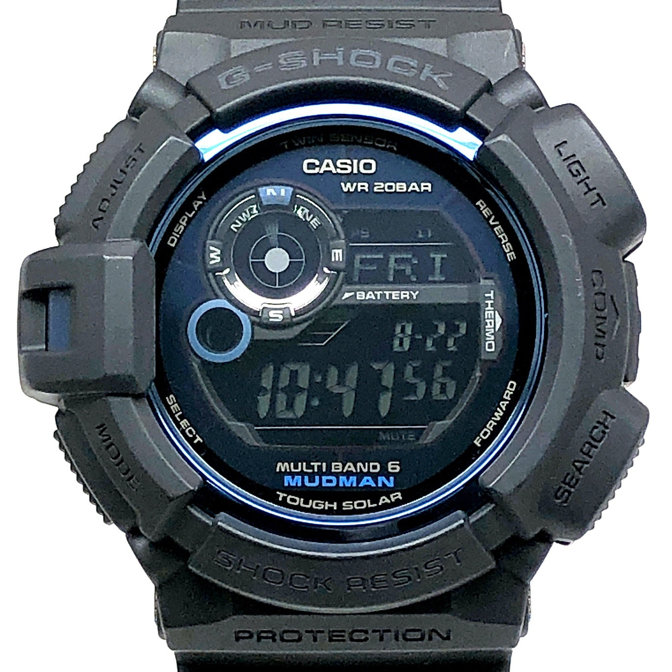 GW-9330B-1 Gショック30周年記念 マッドマン イニシャルブルー