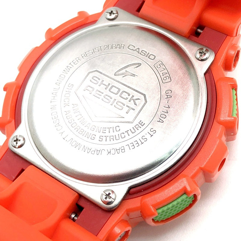 GA-110A-4 ビッグケース ハイパーカラーズ