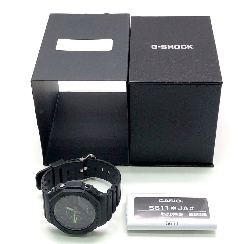 GA-2100-1A3 オクタゴン カシオーク グリーンインデックス