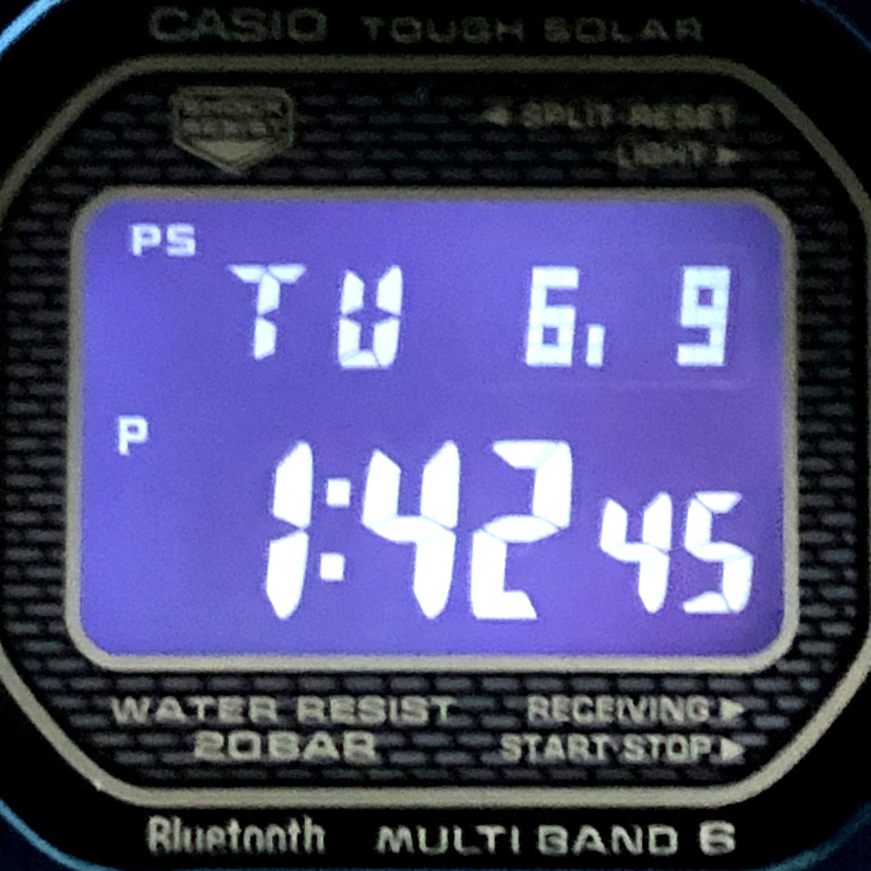 GMW-B5000G-2 フルメタル メタリックブルー ウレタンバンド