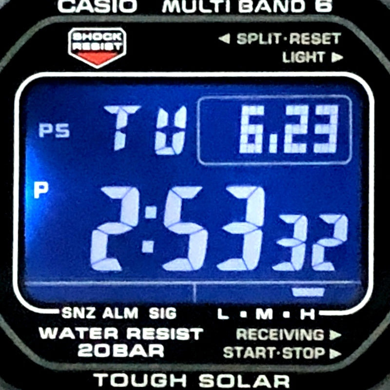 GW-M5610U-1B 電波ソーラー搭載 LEDバックライト