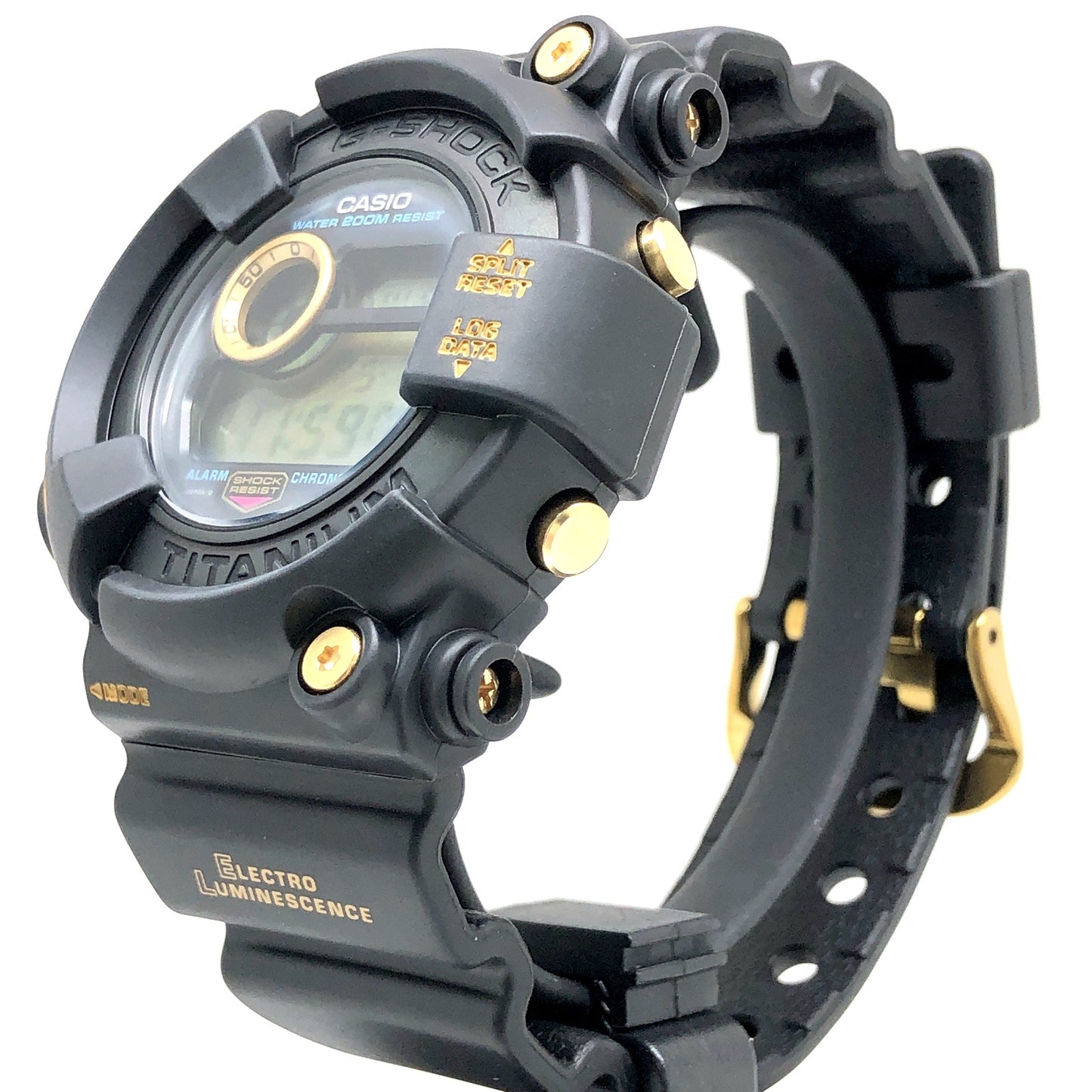 DW-8200B-9A ゴールドチタンフロッグマン 黒金蛙