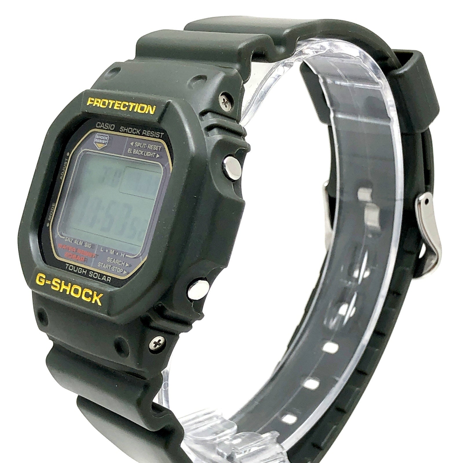 g*o様 G-SHOCK G-5600A GW-M5600A グリーン カーキ G-5600A-3 タフソーラー搭載 海外モデル カーキグリーン – G-BRIDGES