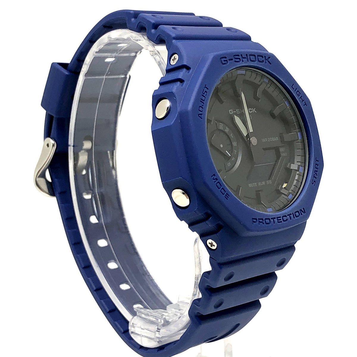 GA-2100-2A オクタゴン カシオーク ネイビー×ブラック