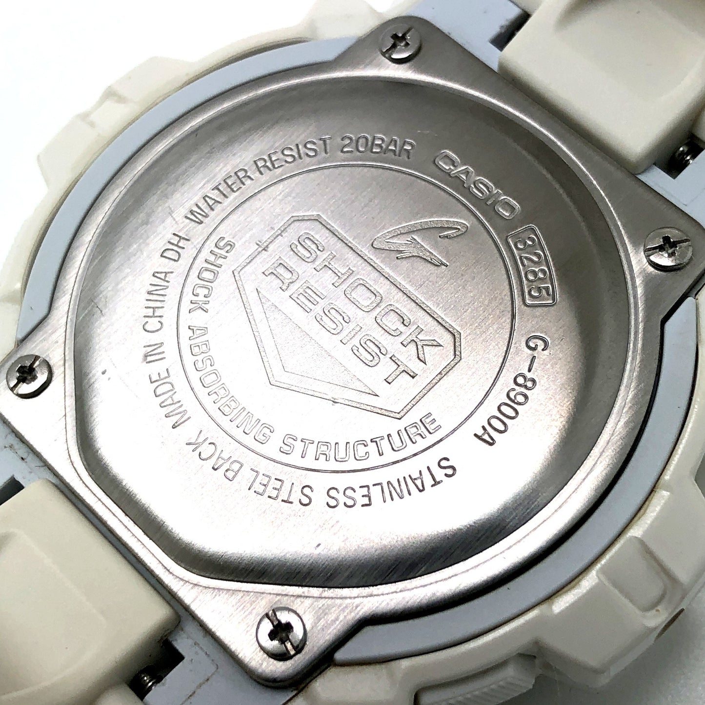 G-8900A-7 ビッグケース 光沢塗装 ホワイト×シルバー