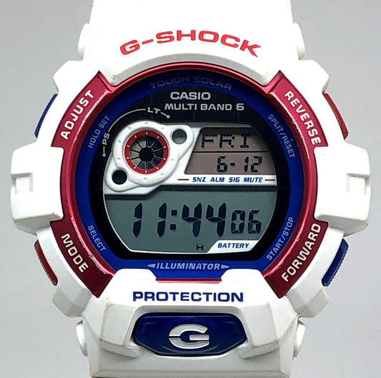 GW-8900TR-7 電波ソーラー ホワイトトリコロール