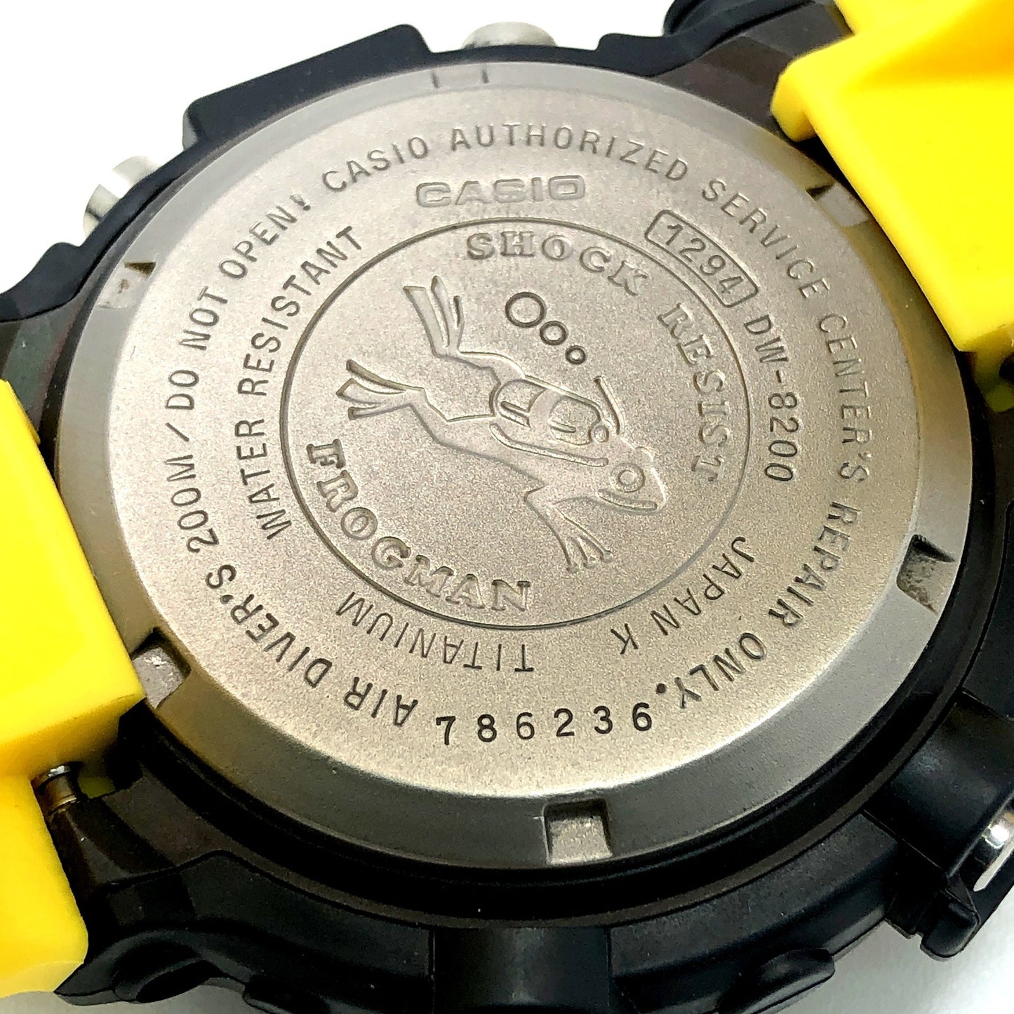 DW-8200Z-1T フロッグマン 初代イルクジカラー カスタム品