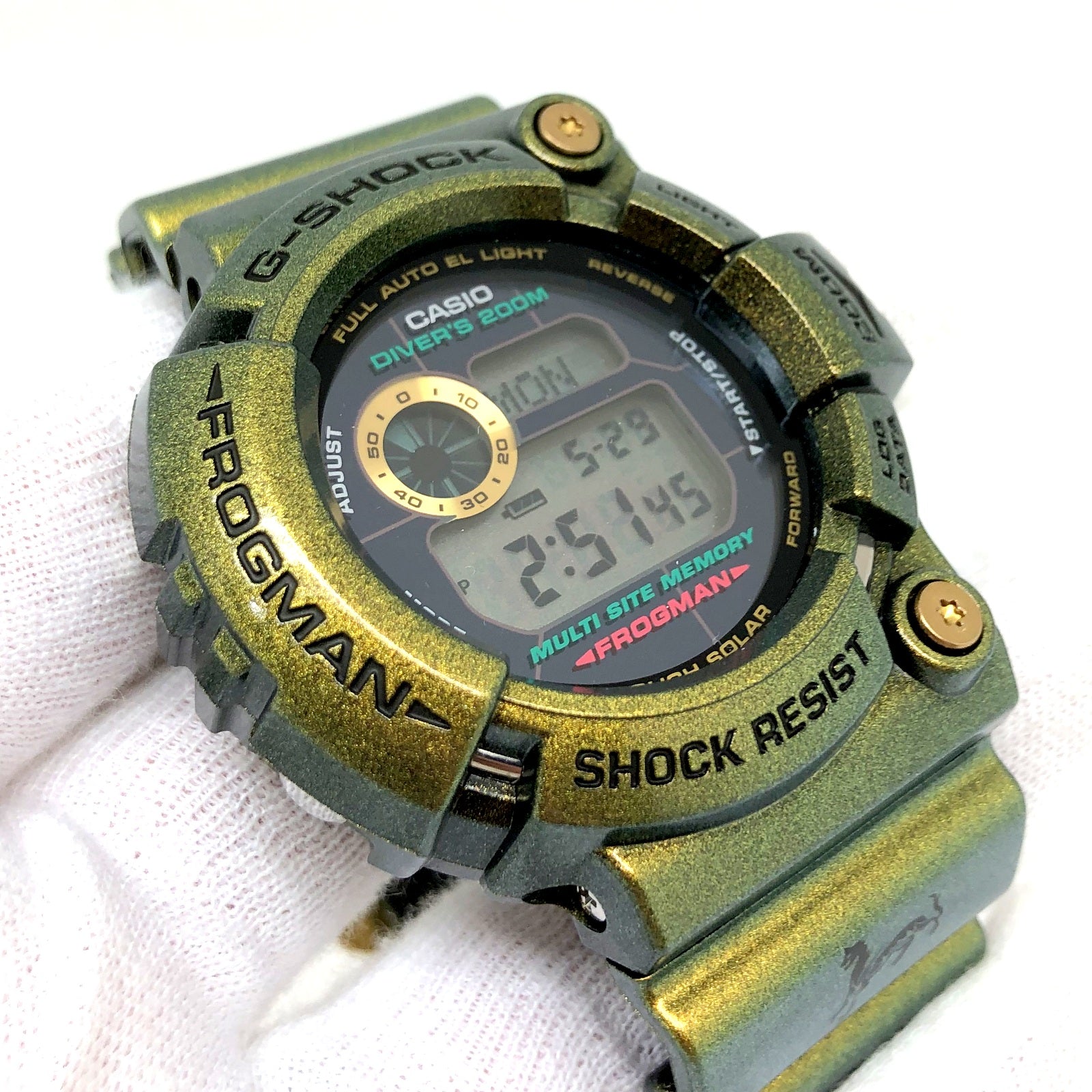 カシオ CASIO G-SHOCK フロッグマン 白虎目立つものはありません 