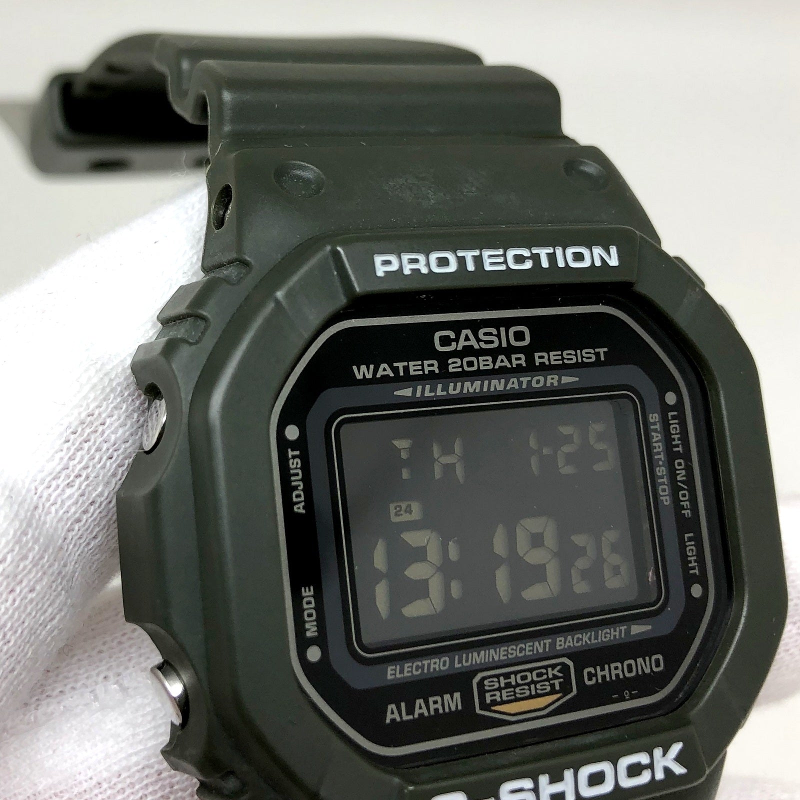 偉大な G-SHOCK DW-5600FS-3JF / マット モスグリーン クォーツ 時計 ...