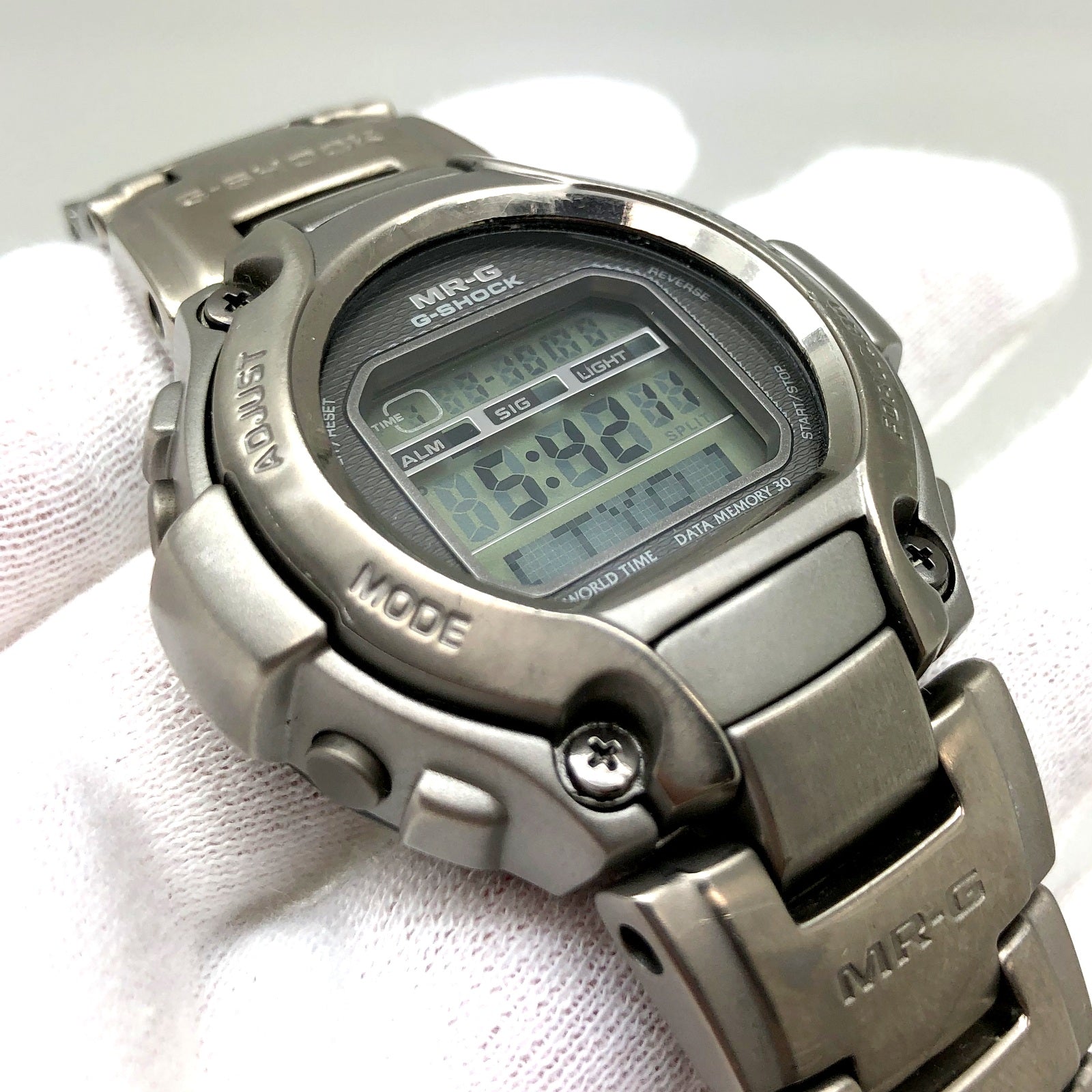 大注目商品 【動作OK！】 CASIO G-SHOCK MRG-220T チタニウム - 時計