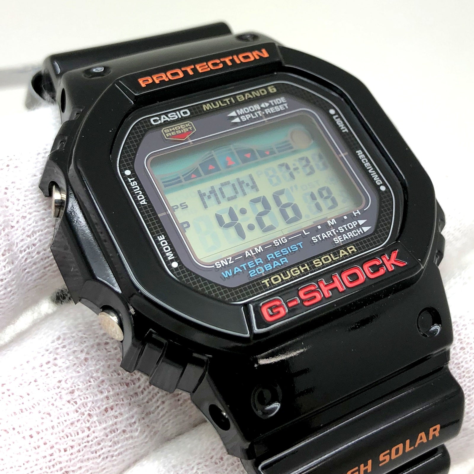 G-SHOCK GWX-5700CS 電波ソーラー タイドグラフ 音波洗浄 海 - 時計